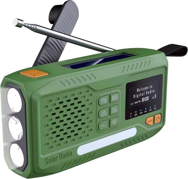 Infactory Notfallradio SOL-1550 (DAB+, FM, Bluetooth)