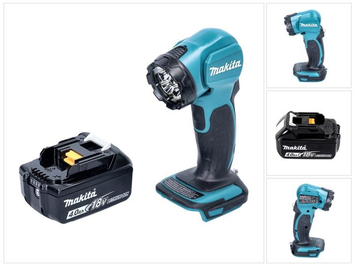 Image du produit Makita DEADML 815 M1 Lampe à main LED sans fil 14,4 - 18 V 160 lm + 1x batterie 4,0 Ah - sans chargeur (160 lm)