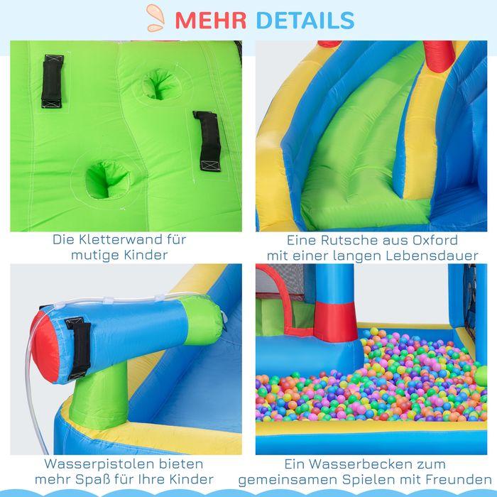 Produktbild Swisshandel24 Hüpfburg Oxfordstoff (100% Polyester) Bunt