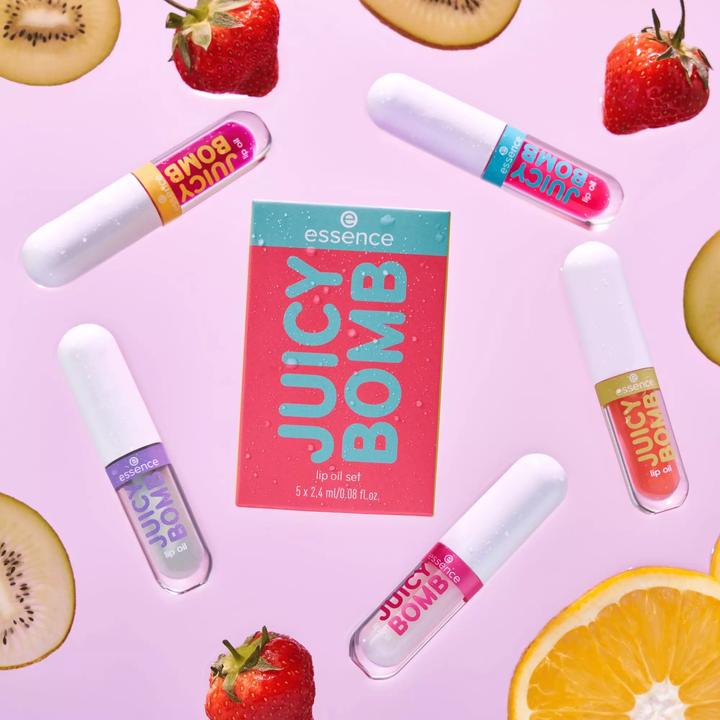 Immagine prodotto essence Olio per labbra Juicy Bomb Set 01 (Olio, 8.50 ml)
