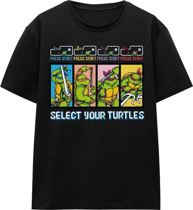 Actual product image Teenage Mutant NT Unisex Adult Select Your Turtles T-Shirt (M)