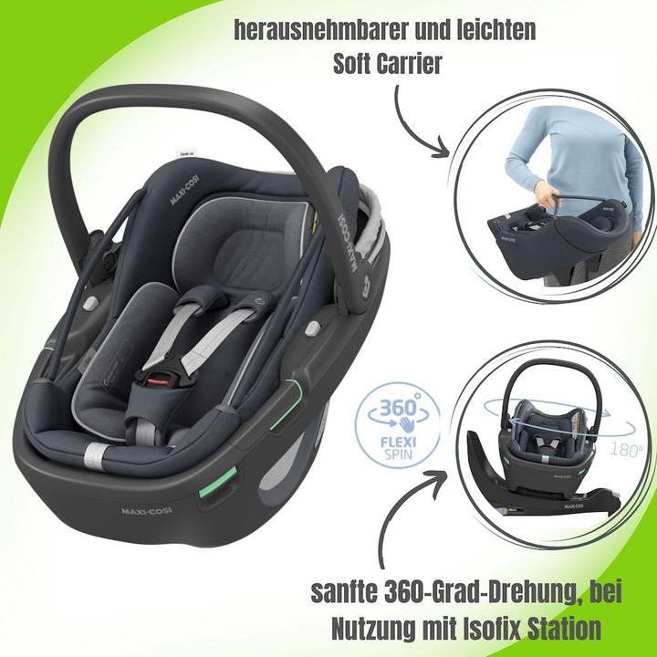 Produktbild Maxi-Cosi Coral 360 (Babyschale, ECE R129/i-Size Norm)