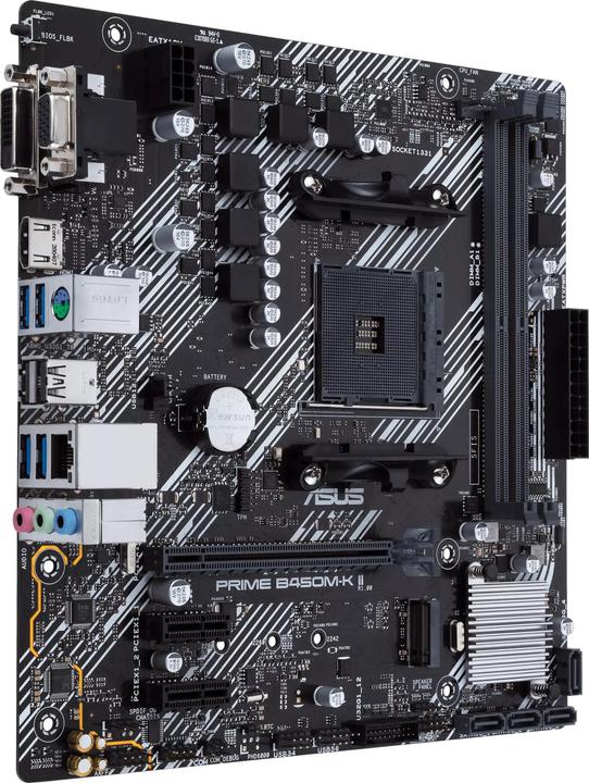 Image du produit ASUS PRIME B450M-K II (AM4, AMD B450, mATX)