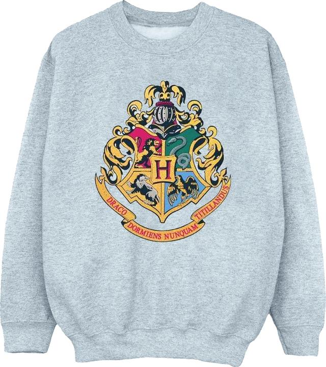 Actual product image Boys Hogwarts Crest Gold Ink Sweatshirt (140, 146)