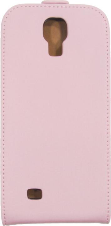 Produktbild OEM Slim Leather Flip Case for S4 Galaxy I9500 pink (Samsung Galaxy S4)