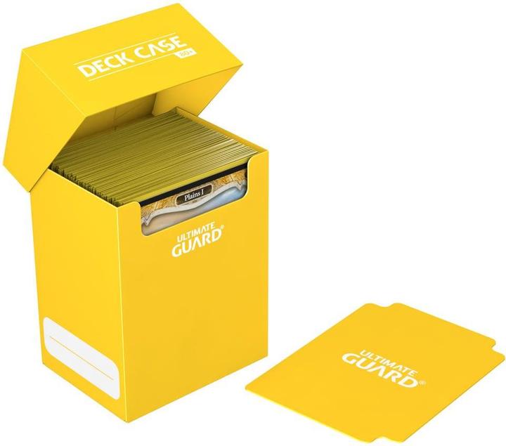 Immagine prodotto Ultimate Guard UGD010260 - Scatola per carte - per 80+ carte, formato standard, giallo