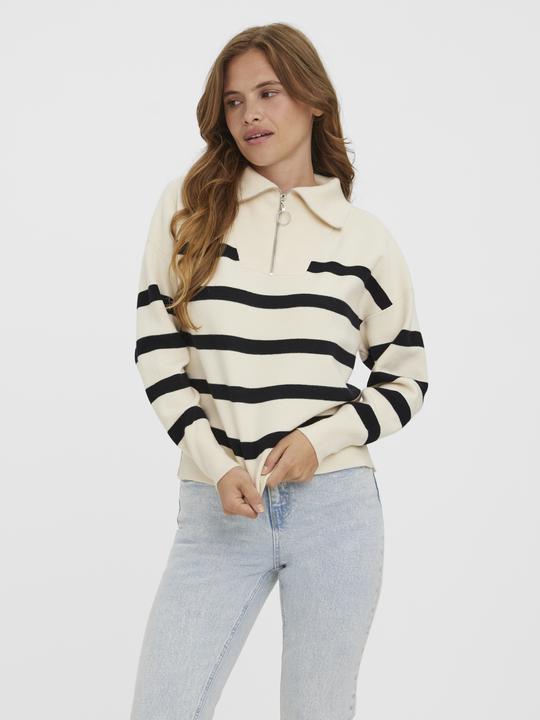 Actual product image Vero Moda High Neck Zipper Blouse (S)