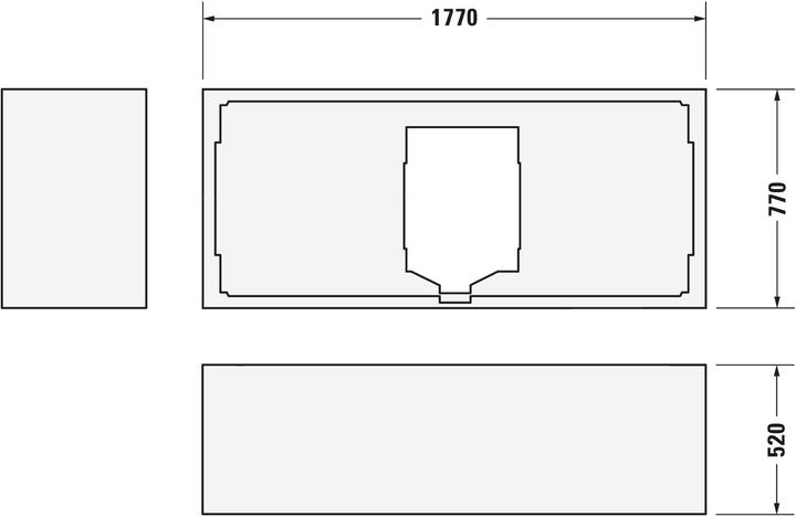 Immagine prodotto Duravit Vasca rettangolare sagomata D-Code 80 x 180 cm bianca liscia 7001010000000 (150 l, 180 cm, 80 cm)