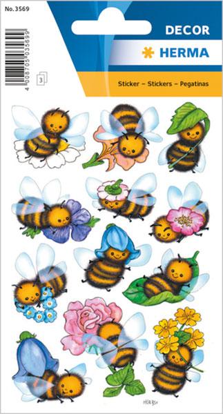 Actual product image Herma Sticker bee