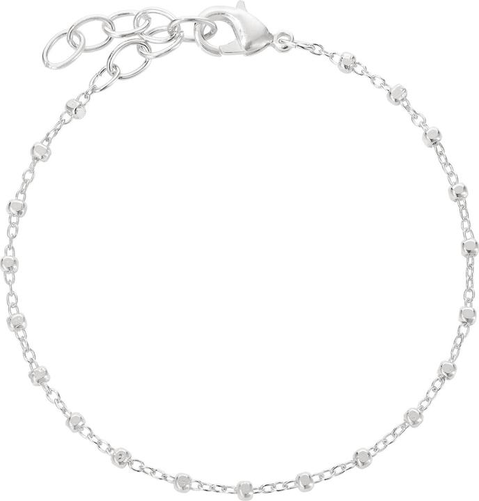 Produktbild Steinkult Armband versilbert "Nala" (20 cm, Messing Sterling versilbert)