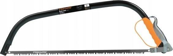 Image du produit Fiskars Scie à main pro pour bois, stratifié et PVC, longueur de lame : 50 cm, 9 TPI, Noir/Orange, PowerT