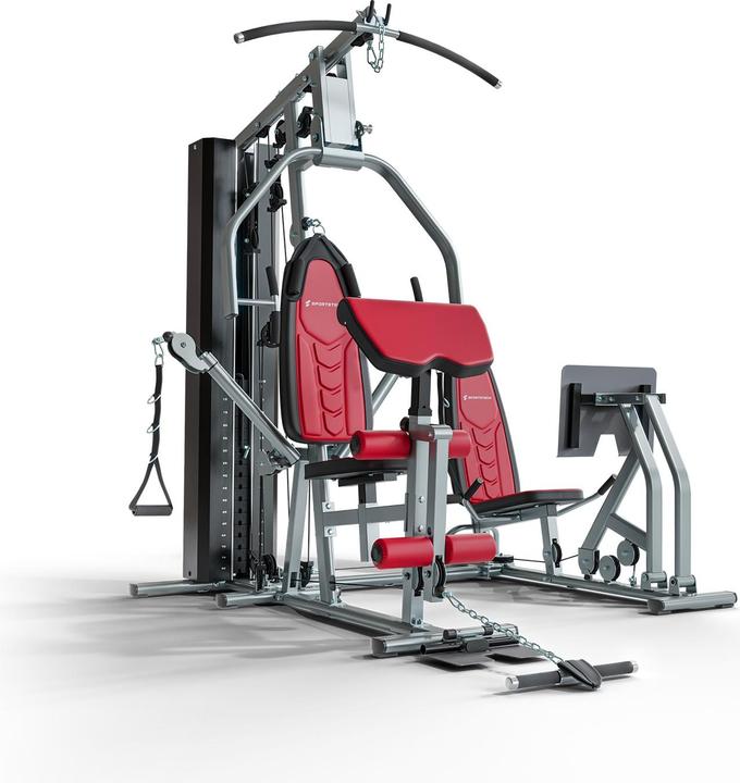 Immagine prodotto Sportstech HGX300 - Stazione di forza multifunzionale per l'home fitness con blocco pesi da 80 kg e