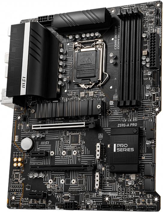 Produktbild MSI Z590-A PRO (LGA 1200, Intel Z590, ATX)