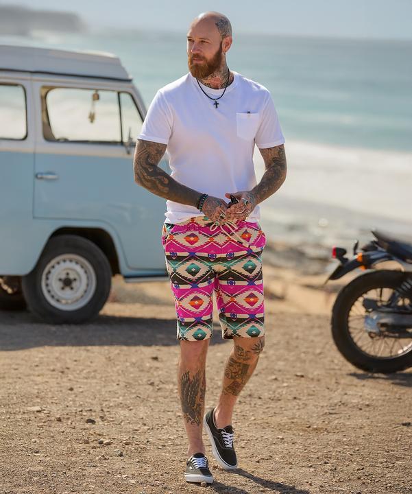 Produktbild Joe Browns Bold Aztec Print Drawerstring Shorts (46)
