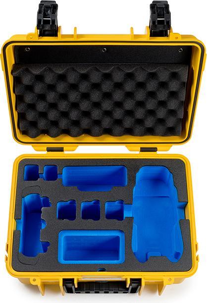 Actual product image B&W International DJI Mavic 3 Fly More Combo Carrying Case B&W Type 4000 yellow (Drone case, DJI Mavic 3)