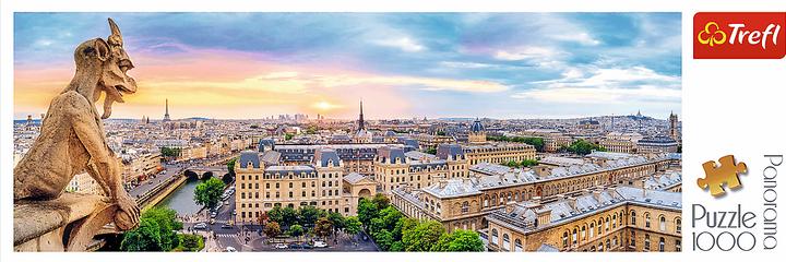 Image du produit Trefl Puzzle Vue de la cathédrale Notre-Dame de Paris Puzzle Panorama 1000 pièces (1000 pièces)