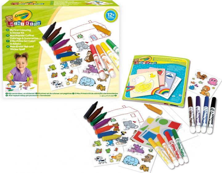 Immagine prodotto Crayola Mini Kids - Set di colori e adesivi