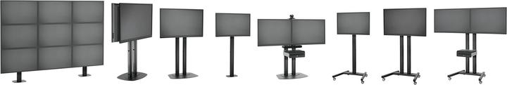 Actual product image Vogels PUC 2718 Stand profile, 180 cm, black (100", 160 kg)