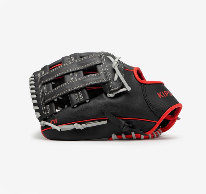 Image du produit Kipsta Gants de Baseball Femme/Homme - BA100 LHT noir/rouge (11.50")