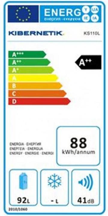 Energie-Label Kibernetik Ks110l (91 l)