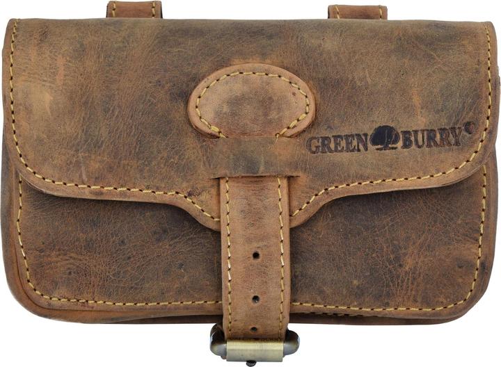 Immagine prodotto Greenburry Borsa da cintura militare vintage in pelle 16 cm