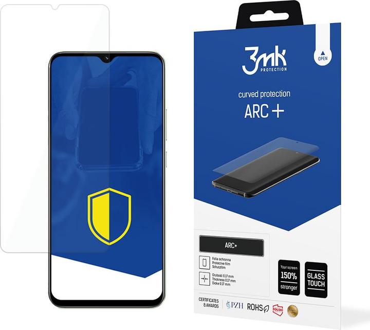 Actual product image 3MK Arc+ self-regenerating screen protector (1 Piece, Realme C30)