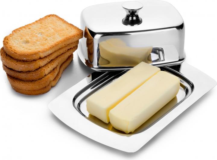 Produktbild Ibili Butterdose mit Deckel Edelstahl 19 x 12 cm Praktisch für die Aufbewahrung von Butter (20 l)