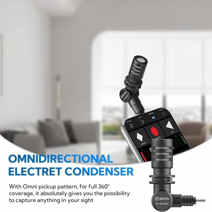 Actual product image Boya BY-M100D