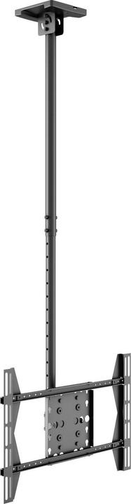 Immagine prodotto Multibrackets Plafoniera Grande Singola Nera 3000 (Soffitto, 63", 40 kg)