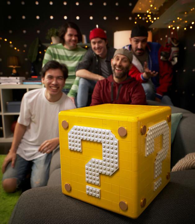 Produktbild LEGO Fragezeichen-Block aus Super Mario 64 (71395, LEGO Seltene Sets, LEGO Super Mario)