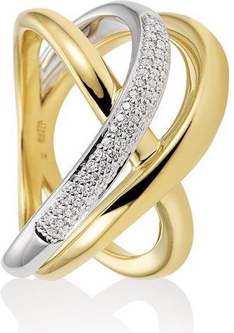 Actual product image Breuning RING - BRILL. 0,305 Ct. H/si (50, 585/14 K Gold)