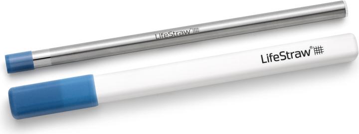 LifeStraw Sip Reusable Stainless Steel Water Filter Drinking Straw with Carry Case
