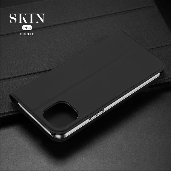 Productafbeelding Dux Ducis Skin Pro Portemonnee Hoesje voor iPhone 15 Plus - Zwart (Apple iPhone 15 Plus)