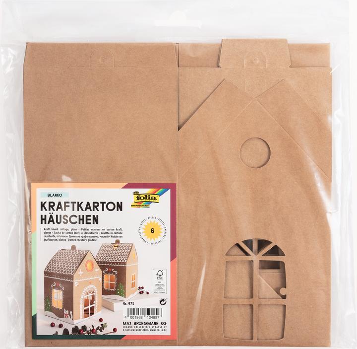 Produktbild Folia Kraftkarton-Häuschen (350 g/m², 1 x)