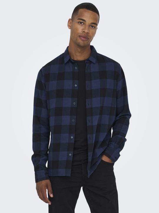 Image du produit Only & Sons Kariertes Langarmhemd (XS)