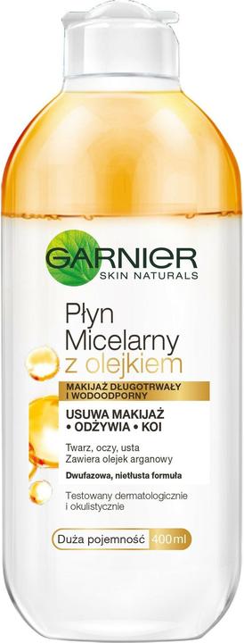 Garnier Skin Naturals two-phase micellar water with argan oil 400ml (Mitesserentferner, 400 ml)