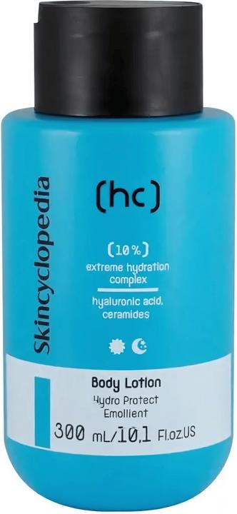 Skincyclopedia Hyaluronic Acid Body Moisturizer with Glycerin, Niacinamide, Ceramides, Shea Butter and Almond Oil 3 (Körperlotion, 300 ml)