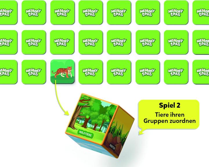 Produktbild Skillmatics Tierreich Memory Spass, d (Deutsch)