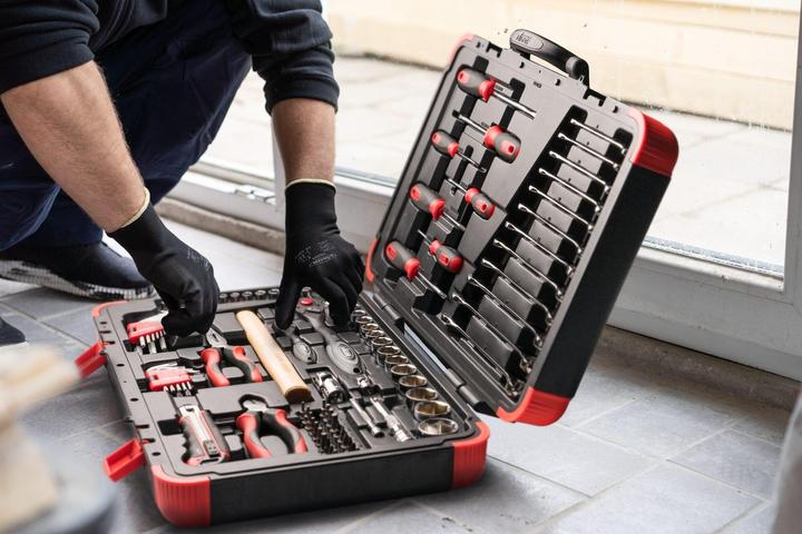 Immagine prodotto Vigor Valigetta portattrezzi V4 incl. utensile, apertura chiavi 3 - 32 mm, 95 pezzi. (95 pezzi)
