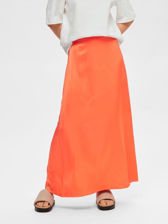 Actual product image Selected Femme Satin Midi Skirt (40)