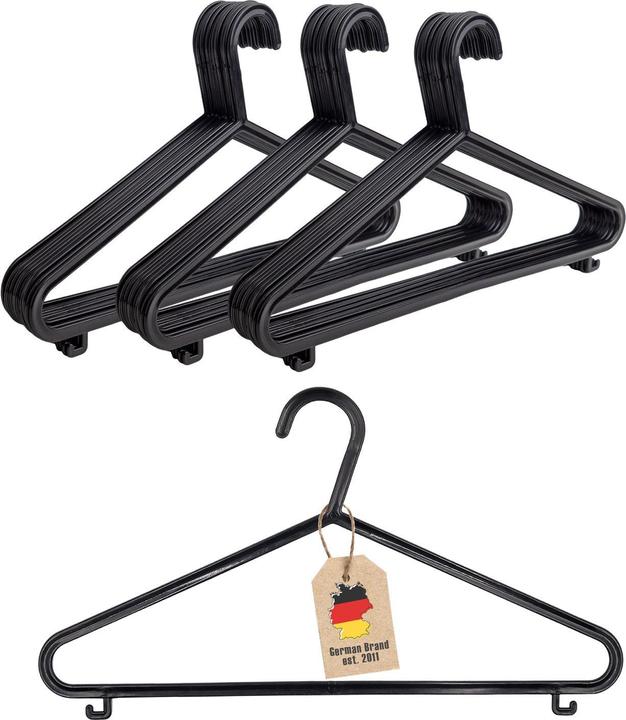 Produktbild Intirilife Kleiderbügel Set mit Hosensteg (30 x)