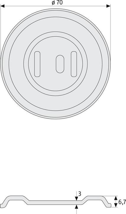 Actual product image Abus Grating protection GS20