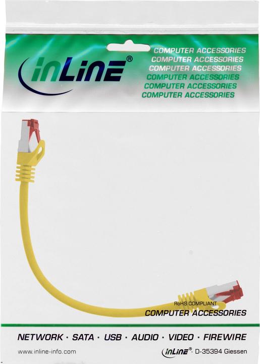 Actual product image Aquatuning Network cable (S/FTP, CAT5e, 0.25 m)