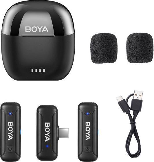 Actual product image Boya BY-WM3T-U2 - Kit for Type-C 2 x Transmitter / 1x Receiver / 1x Case (BY-WM3T-U2)
