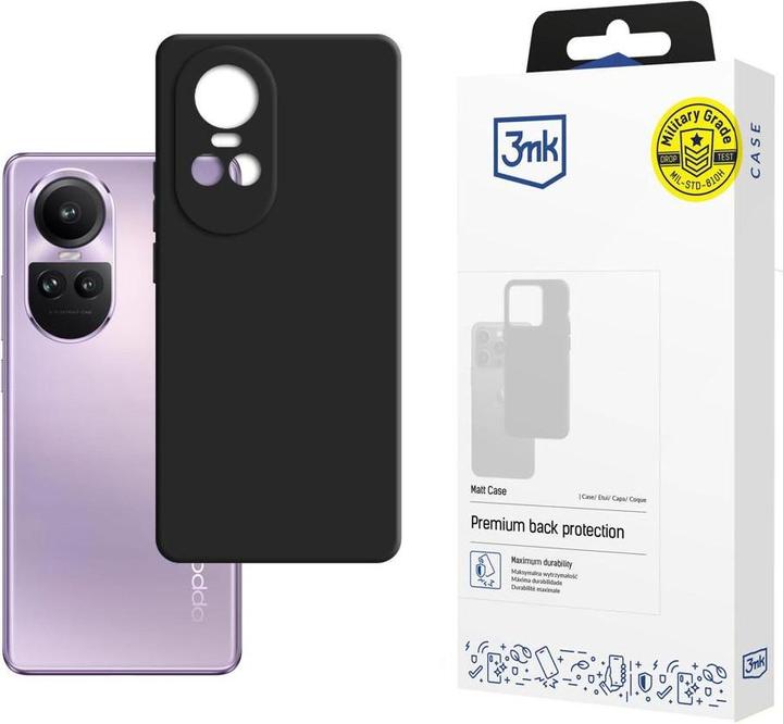 Immagine prodotto 3MK Custodia opaca per Oppo Reno 10 (CPH2531) nera (OPPO Reno 10)