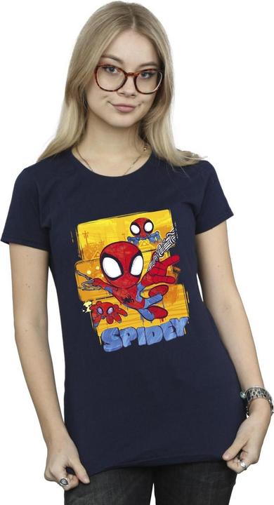 Immagine prodotto Spidey And His Amazing Friends Flying Maglietta Donna (XL)