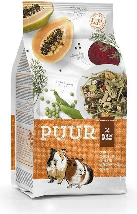 Witte Molen Hauptfutter Puur Gourmet-Müsli für Meerschweinchen (7 kg, 1 x)