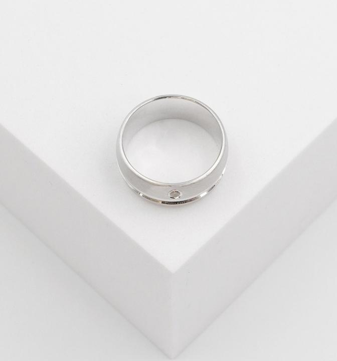 Immagine prodotto Muau Anello del partner (54, 925 Argento)