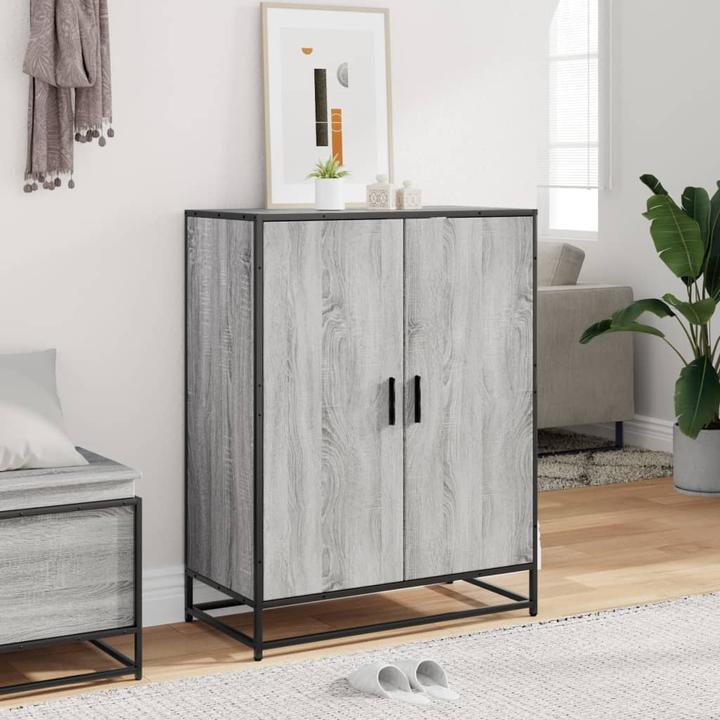 Image du produit VidaXL Armoire à chaussures Étagère à chaussures Rangement pour chaussures Gris Sonoma