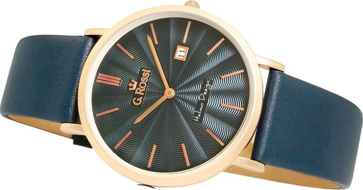 Produktbild Gino Rossi WATCH MEN'S WATCH - 10853A - SLIM (zg184h) + universal BOX